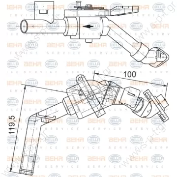 9XL351328-161- BEHR HELLA,  ΒΑΝΑ ΚΑΛΟΡΙΦΕΡ M/S    ΒΑΝΑ  ΚΑΛΟΡΙΦΕΡ  MRS 814  Βαλβίδα ελέγχου ψυκτικού Mercedes-Benz    Αντικαθιστά : MERCEDES-BENZ 0008307384 MERCEDES-BENZ 0018301684 MERCEDES-BENZ A0008307384 MERCEDES-BENZ A0018301684  - 