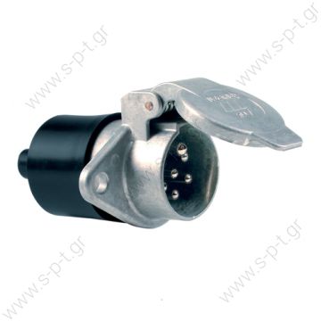 005809.00   7ΠΟΛΙΚΗ 'Ν' 24V METAΛΙΚΗ  005809.00 – MENBER’S, Socket 24V 7pol. /N Aluminum with screws 005809.00   7ΠΟΛΙΚΗ 'Ν' 24V METAΛΙΚΗ  005809.00 – MENBER’S, Socket 24V 7pol. /N Aluminum with screws