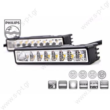 ΦΩΤΑ ΗΜΕΡΑΣ PHILIPS 12V 6W DayLight 9 LED  DayLight 9 LED Daytime running lights 12831WLEDX1 | Philips - 