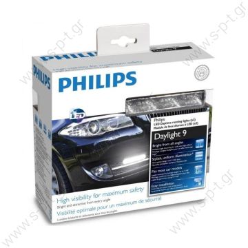 ΦΩΤΑ ΗΜΕΡΑΣ PHILIPS 12V 6W DayLight 9 LED  DayLight 9 LED Daytime running lights 12831WLEDX1 | Philips - 
