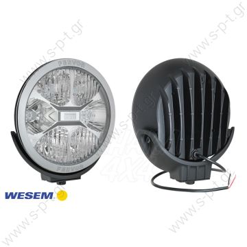 LUM1.50800  ΠΡΟΒΟΛΕΑΣ  LED  WESSEM  12V-24V DC  FERVOR 220 LED driving light with parking light  LED driving lamp with chromed frame  LUM1.50800  ΠΡΟΒΟΛΕΑΣ  LED  WESSEM  12V-24V DC  FERVOR 220 LED driving light with parking light  LED driving lamp with chromed frame