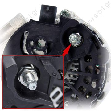 DENSO DAN584   ΔΥΝΑΜΟ   OPEL CORSA 13256932 DENSO 105 ΑΜΠΕΡ 1.3 CDTI ΔΥΝΑΜΟ Z13DT Z13DTJ Z13DTH MS1012100961 ΕΝΑΛΛΑΚΤΗΣ 105A OPEL CORSA C, D 1.3 CDTI, ASTRA H, AGILA   SUZUKI SPLASH SWIFT Z13DTJ DIESEL   - 