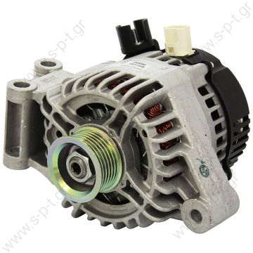 DAN588 DENSO  ΔΥΝΑΜΟ   FORD FOCUS HXDA 105A  ΔΥΝΑΜΟ DENSO MARELLI 12V 105A 6PV FORD FOCUS II, FOCUS C-MAX, FIESTA V  Q9K3B/3N1110300AC.HXDA.HWDA.HWDB  3N11-10300-AF1305962,1322573,1361259,14 ,3N11-10300-AG,     - 