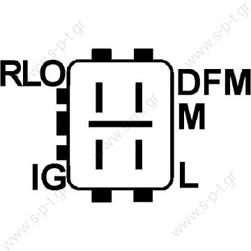 DAN1350  DENSO ΔΥΝΑΜΟ  12V 150A  TOYOTA   2706026060     DAN1350 DENSO ΔΥΝΑΜΟ   TOYOTA RAV 4  27060-26030    27060-26060, 104210-2370 TOYOTA AVENSIS AURIS COROLLA RAV 4 VERSO 2AD-1AD DIESEL ΔΥΝΑΜΟ DENSO - 