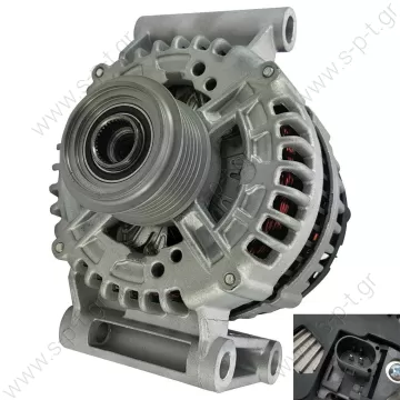 0121615002 BOSCH ΔΥΝΑΜΟ 12V 150A FORD TRANSIT 2,4 TDCI LDFM     FORD TRANSIT CITROEN JUMPER PEUGEOT BOXER  0986047910   0121615002  2.2tdci 150amp  Ford Transit Land Rover 14 Volt 150     150A Ford Transit Tourneo Fiat Ducato Peugeot Boxer 2.2 HDi TDCi - 