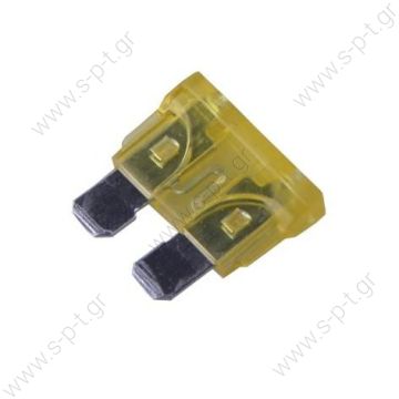 06.00450 – MTA   ΑΣΦΑΛΕΙΑ ΜΑΧΑΙΡΩΤΗ ΚΑΝΟΝΙΚΗ 20Α ΚΙΤΡΙΝΗ    , Ασφάλειες μαχαιρωτές 20Α (πακέτο των 100 τεμαχίων)  06.00450 | Ασφάλεια Δίχαλο 20 Amp (Κίτρινη)_MTA - 