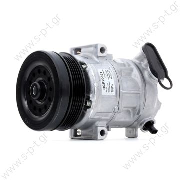 DCP20021   98898 (97898) ΣΥΜΠΙΕΣΤΗΣ OPEL CORSA D, TIGRA   COMPRESSOR - NEW  TSP0155873   Denso 5SL12C; 110 mm; PV5; 12V; V45 °; Opel Vauxhall Corsa    Κωδικός προϊόντος: 6854102 , 6854091  55701200   93190812  Κατηγορία: Συμπιεστές Κατασκευάστης: Denso