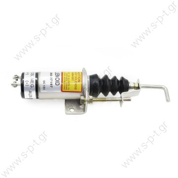 E-411AM1F  ΣΒΗΣΤΗΡΙ ΗΛΕΚΡΙΚΟ  Elettrostart E411A Stop Solenoid 12V    12V Fuel Shut Off Solenoid Valve Shutdown 12V 366-07197 for Lister Petter SA-3405T Solenoid, 12 V (E-411AM1F) E-0411 - 