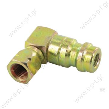 58.30004  ΑΝΤΑΠΤΟΡΑΣ R12/R134 ΓΩΝΙΑ ΥΨΗΛΗΣ  ADAPTOR ΜΕΤΑΤΡΟΠΗΣ    1/4 Adaptor Γωνία 90° Υψηλής Ορειχάλκινος 40460060C  Retrofit R134a HP adapter (pack. 5pz) OE: RMA133 KL070004 Adaptor 1/4" high side - 