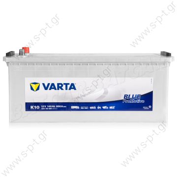VARTA 140 Ah Starterbatterie K10 PROMOTIVE BLUE 12V 140Ah HD Technologie NEU      ΠΡΟΣΦΟΡΑ     Varta Promotive Blue K10 HD 640103080 12V/140Ah 800 A LKW Batterie   Varta Promotive LKW Batterie 12 Volt 140 Ah  LxBxH: 513 x 189 x 223 mm - 