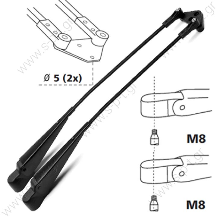 123 0723 GA 04  DOGA  ΣΕΤ    ΜΠΡΑΤΣΑ ΣΚΑΦΩΝ ΜΗΧΑΝΗΜΑΤΩΝ     500 mm.