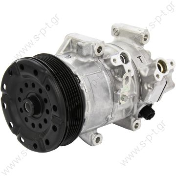  DCP50120 DENSO ΚΟΜΠΡΕΣΕΡ A/C TOYOTA    Avensis / Verso 1.6 - 1.8 VVT-i  Year: 04 03->11 08     DENSO DCP50120, ΣΥΜΠΙΕΣΤΗΣ TOYOTA AVENSIS DENSO 5SE12C DCP50114     Compressor, air conditioning DENSO DCP50114   TOYOTA COROLLA Verso	2004-... - 