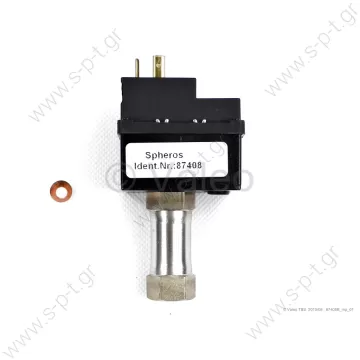 A0008331150 , 87408 HP  ΠΡΕΣΟΣΤΑΤΙΚΗ   ΒΑΛΒΙΔΑ 22 BAR 24V   MAN  WEBASTO 87408  HP switch for Spheros    Inner thread , "red point"  Ref:CROSS NUMBERS 0715673, 1065992, 77910-0667, 83.25938 to 6003, 87408B, A0008331150, Spheros, WEBASTO - 