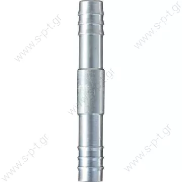 CT180-12  ΣΥΝΣΕΣΜΟΣ ΕΥΘΕΙΑ ΣΩΛΗΝΑΣ A/C  Connector Through 180 degree without beadlock 12 aluminium   - 