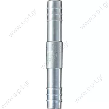 CT180-8  ΣΥΝΣΕΣΜΟΣ ΕΥΘΕΙΑ ΣΩΛΗΝΑΣ A/C   Connector Through 180 degree without beadlock 8 aluminium   - 