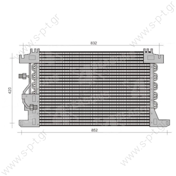 8FC351300131   BEHR-HELLA ΨΥΓΕΙΟ A/C    MERCEDES 942 500 0054 (9425000054) ΚΟΝΤΕΝΣΕΡ   8FC 351 300-131 (8FC351300131) , Condenser, DT 4.63340 (463340), Condenser, air conditioning   MERCEDES ACTROS	1996-... ACTROS MP2 / MP3	2002-...