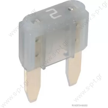50295572  ΑΣΦΑΛΕΙΑ ΜΑΧΑΙΡΩΤΗ ΜΙΝΙ 2A ΓΚΡΙ    HERTH+BUSS ELPARTS - Fuse ΑΣΦΑΛΕΙΑ ΜΙΝΙ 2Α - 