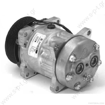 4862   ΚΟΜΠΡΕΣΕΡ   SANDEN SD7H15-4862     ΣΥΜΠΙΕΣΤΗΣ SANDEN SD7H15 132A2 24V  FLXCompressor Series7  4862 KOMPRESOR SD7H15 MODEL - SD4862 PULLEY - 125MM BELT - 2A C - 
