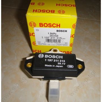 1 197 311 315  BOSCH  1197311315   BOSCH   ΑΥΤΟΜΑΤΟΣ  ΔΥΝΑΜΟΥ   24V  140Α  BOSCH, DAF, IVECO, MAN, MERCEDEZ, SCANIA, 3 ΒΙΔΕΣ  ΓΕΝΝΉΤΡΙΑΣ   ΑΥΤΟΜΑΤΟΣ ΕΝΑΛΛΑΚΤΗ 24V BOSCH, DAF, IVECO, MAN, MERCEDEZ, SCANIA, 3 ΒΙΔΕΣ     - 