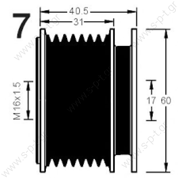 535 0042 10  INA  ΤΡΟΧΑΛΙΑ  ΔΥΝΑΜΟ  MERCEDES E-CLASS, C-CLASS, SLK, 7PV  W203/C209         MERCEDES   2711550016, 2711550115    ΤΡΟΧΑΛΙΑ  ΔΥΝΑΜΟ  MERCEDES E-CLASS, C-CLASS, SLK, 7PV  W203/C209    VALEO 2542582, SG12B062          - 