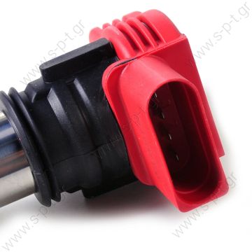 0040102032  ΠΟΛΛΑΠΛΑΣΙΑΣΤΗΣ BERU ΚΟΚΚΙΝΟΣ  κόκκινος ενισχυμένος πολλαπλασιαστής Beru τύπου R8 για 1.8TFSI-2.0TFSI - AUDI Audi A4 A6 A8 / HELLA made ignition module direct coil IG coil new (06C905115L · 06C905115M / 5DA749475721)  - 