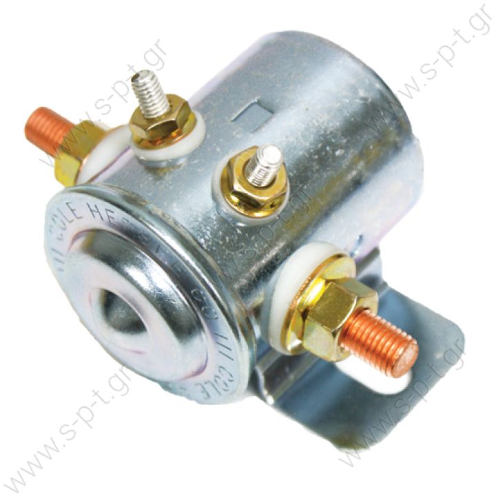 E24059 (SOLX001G) ΡΕΛΕ ΙΣΧΥΟΣ   ΡΕΥΜΑΤΟΣ   ΣΥΝΕΧΟΥΣ ΛΕΙΤΟΥΡΓΙΑΣ     SOLENOID 2 CONTINUOUS DUTY 12V      E24059 Solenoid 2 Continuous Duty Universal Insulated 12  , 24,   Vdc   85 A 