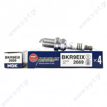 NGK IRIDIUM IX SPARK PLUGS HEAT 9 BKR9EIX  Μπουζί NGK Iridium Power BKR9EIX - 