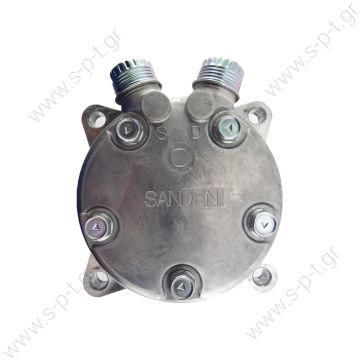 4527, 5334, 6667  SANDEN  ΚΟΜΠΡΕΣΕΡ  SD5H14, 13233, 24V, 2 Grooves     NEW Original Sanden Compressor 6667, 4527, 5334 (1101390) - 