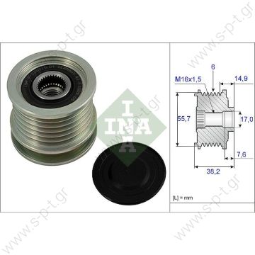 535 0013 10   ΙΝΑ    ΤΡΟΧΑΛΙΑ  ΔΥΝΑΜΟ   MERCEDES SPRINTER, 6PV  INA 535 0013 10 LUK 535001310      INA   Number 535 0013 10   MERCEDES  6041500060, 6041500360, 60215