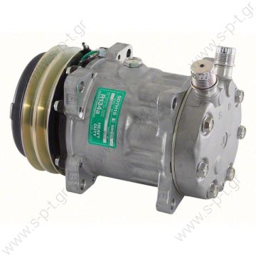8018 ΣΥΜΠΙΕΣΤΗΣ SANDEN SD7H15 132A2 12V V-OR   7807 KOMPRESOR SD7H15 MODEL - SD7807 PULLEY - 135MM BELT - 2A - 
