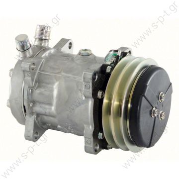 8018 ΣΥΜΠΙΕΣΤΗΣ SANDEN SD7H15 132A2 12V V-OR   7807 KOMPRESOR SD7H15 MODEL - SD7807 PULLEY - 135MM BELT - 2A - 