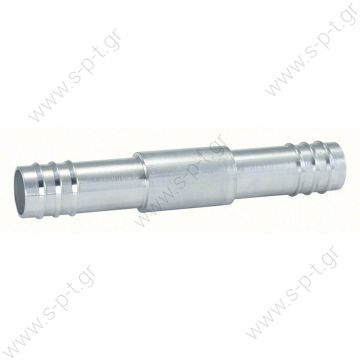 CT180-6  ΣΥΝΣΕΣΜΟΣ    ΕΥΘΕΙΑ   ΣΩΛΗΝΑΣ  A/C  Connector Through 180 degree without beadlock 6 aluminium - 