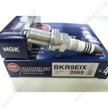 NGK IRIDIUM IX SPARK PLUGS HEAT 9 BKR9EIX  Μπουζί NGK Iridium Power BKR9EIX - 