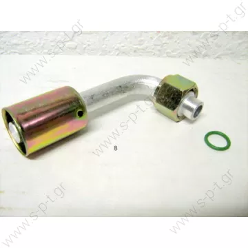 6064706565    5800023  ΣΥΝΔΕΣΜΟΣ ΓΩΝΙΑ   90° G10   Hose Size 1/2"Fitting Thread 7/8" 14UNF - 2BHose ref. G10 - 