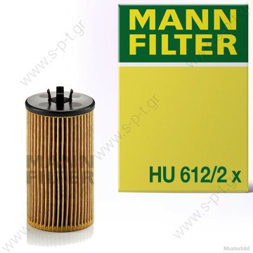 HU 612/2 x MANN-FILTER  ΦΙΛΤΡΟ ΛΑΔΙΟΥ OPEL ASTRA H, J, CORSA C, D, VECTRA C, INSIGNIA   Φίλτρο λαδιού  Φίλτρο Λαδιού Mann HU612/2X  FIAT, GENERAL MOTORS (55594651) FIAT (71744410) GENERAL MOTORS, VAUXHALL (93185674) OPEL (5650359) OPEL (650172) - 