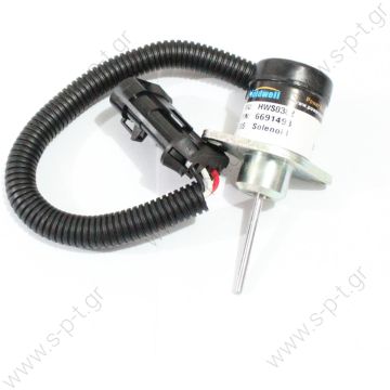 6691498 1503ES-12A5UC4S   HOLDWELL ΣΒΗΣΤΗΡΙ  ΗΛΕΚΤΡΙΚO  BOBCAT   Fuel Solenoid, New, Bobcat, 6691498, Denso, 052600-4151, Kubota, 16271-60012 6691498 1503ES-12A5UC4S   HOLDWELL ΣΒΗΣΤΗΡΙ  ΗΛΕΚΤΡΙΚO  BOBCAT   Fuel Solenoid, New, Bobcat, 6691498, Denso, 052600-4151, Kubota, 16271-60012