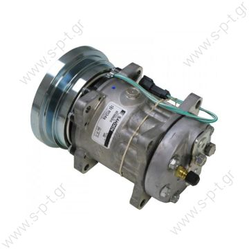 40405145   ΣΥΜΠΙΕΣΤΗΣ CATERPILLAR 24V SD7H15 138 A1 24V   SANDEN 4468  SANDEN,4608-7H15 24 V 140MM 1-A, R134A REAR GM PAD ,D/C CAT Caterpillar 1011759 - 1343997 - 2021759 - 3E1906 - 3E3658 - 4468 - 4604 - 7984 - 7T8600 - 8064 CATERPILLAR OEM# 3E-1908 - 