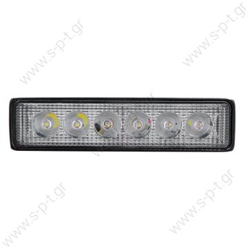 29998 LED ΠΡΟΒΟΛΕΑΣ    18W 10-30V 2520lm 30° Αδιάβροχη IP65 Ψυχρό Λευκό 6000k 29998 LED ΠΡΟΒΟΛΕΑΣ    18W 10-30V 2520lm 30° Αδιάβροχη IP65 Ψυχρό Λευκό 6000k