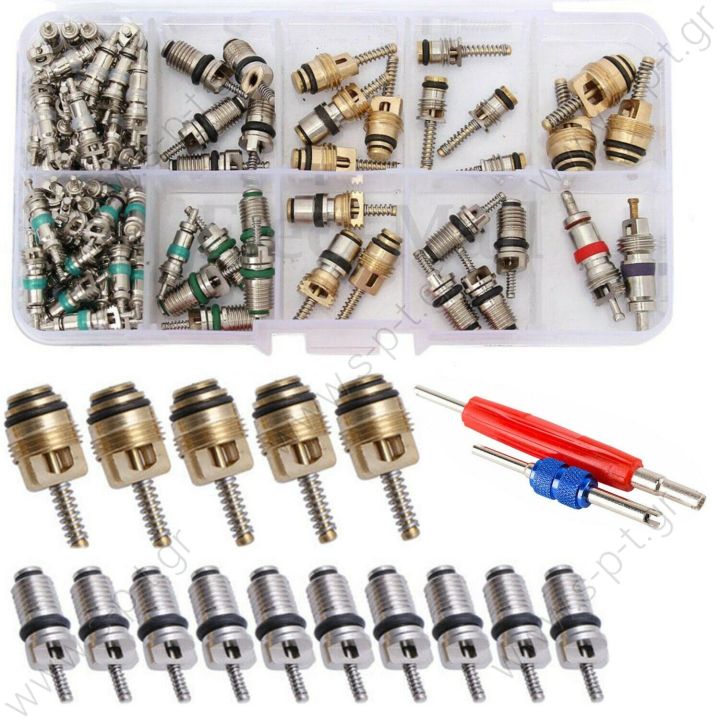 MT9510 KIT  ΒΑΛΒΙΔΑΚΙΑ   A/C valves; MT9510 VALVE CORES SET