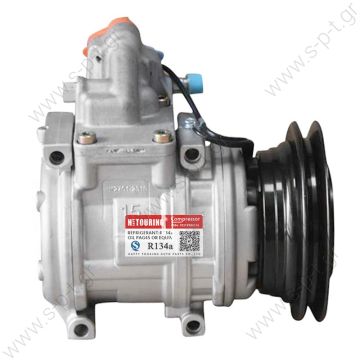 78366 (97978)MITSUBISHI - PAJERO II (3.0 V6, 3.5 V6)  ΚΟΜΠΡΕΣΣΕΡ    DENSO MODEL - 10PA15C DIAMETER WHEEL - 133mm NUMBER PK - 1  ΚΟΜΠΡΕΣΣΕΡ MITSUBISHI  PAJERO 2001-2008  MITSUBISHI TOYOTA 	MR149363, MR149363 /  - 