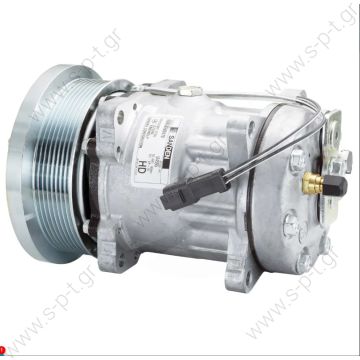 40405183 SANDEN  4487   ΚΟΜΠΡΕΣΣΕΡ  A/C    CATERPILLAR SD7H15 132PV8 24V   SANDEN 7H15, CATERPILLAR, U4487 8PV 133MM, Serie 900   (1419676)    OE: 1419676 - 1515270 -ApplicationYear Serie 900  CATERPILLAR SANDEN  Caterpiller 141-9676, Sanden 4487