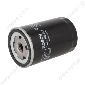 0451103314, BOSCH  ΦΙΛΤΡΟ ΛΑΔΙΟΥ VAG [P3314] BOSCH 0 451 103 314  - 