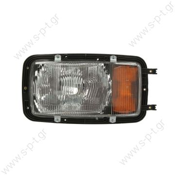 ΦΑΝΑΡΙ ΕΜΠΡΟΣ MERCEDES 381/389/SK/NG ΑΡΙΣΤΕΡΟ HL-ME014L TRUCKLIGHT HELLA 1EH002658-331 MERCEDES 3818202961 3818204361 - 