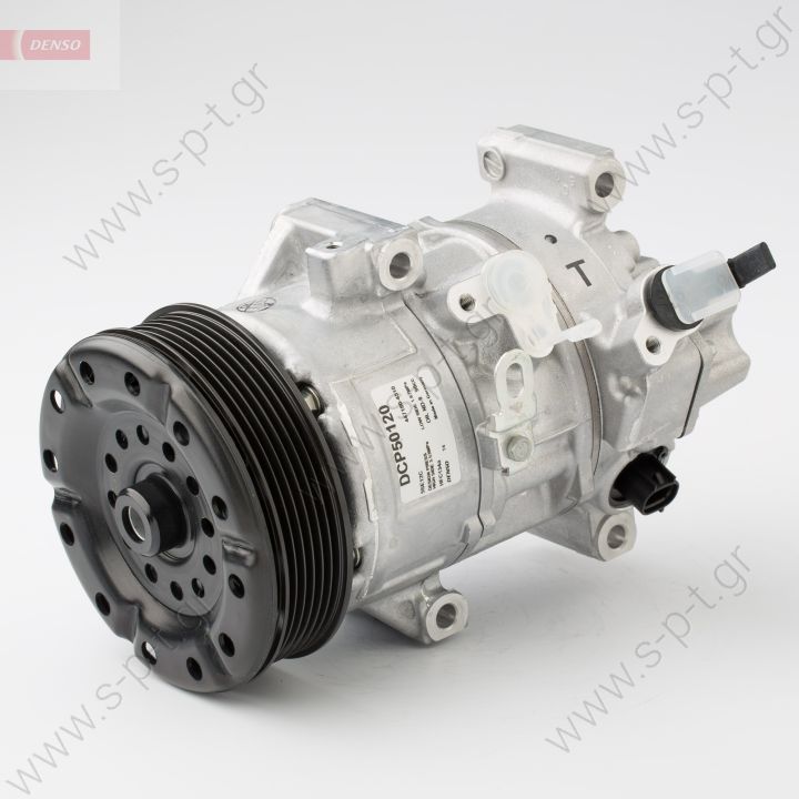  DCP50120 DENSO ΚΟΜΠΡΕΣΕΡ A/C TOYOTA    Avensis / Verso 1.6 - 1.8 VVT-i  Year: 04 03->11 08     DENSO DCP50120, ΣΥΜΠΙΕΣΤΗΣ TOYOTA AVENSIS DENSO 5SE12C DCP50114     Compressor, air conditioning DENSO DCP50114   TOYOTA COROLLA Verso	2004-...